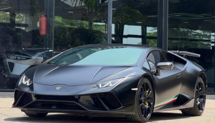 Shallipopi's Lamborghini Huracan