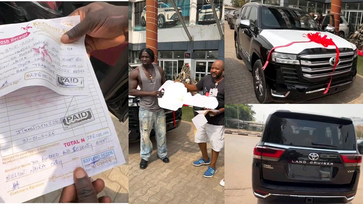 Price of VeryDarkMan’s 2025 Toyota Land Cruiser VXR Twin-turbo in Nigeria