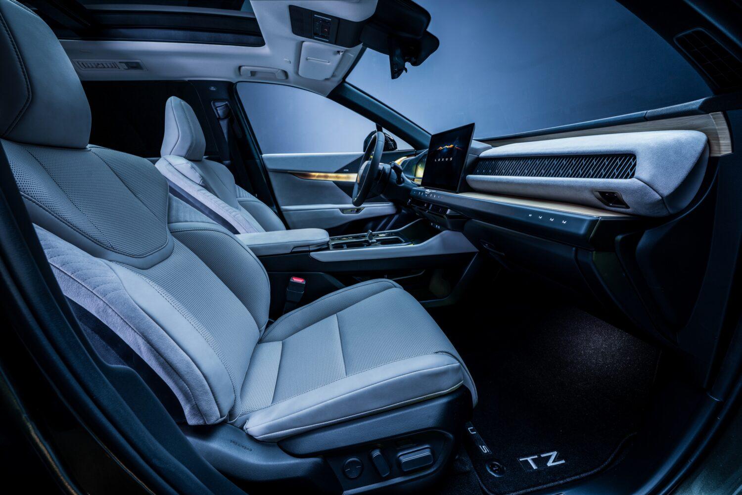 Interior design of the 2027 Lexus TZ
