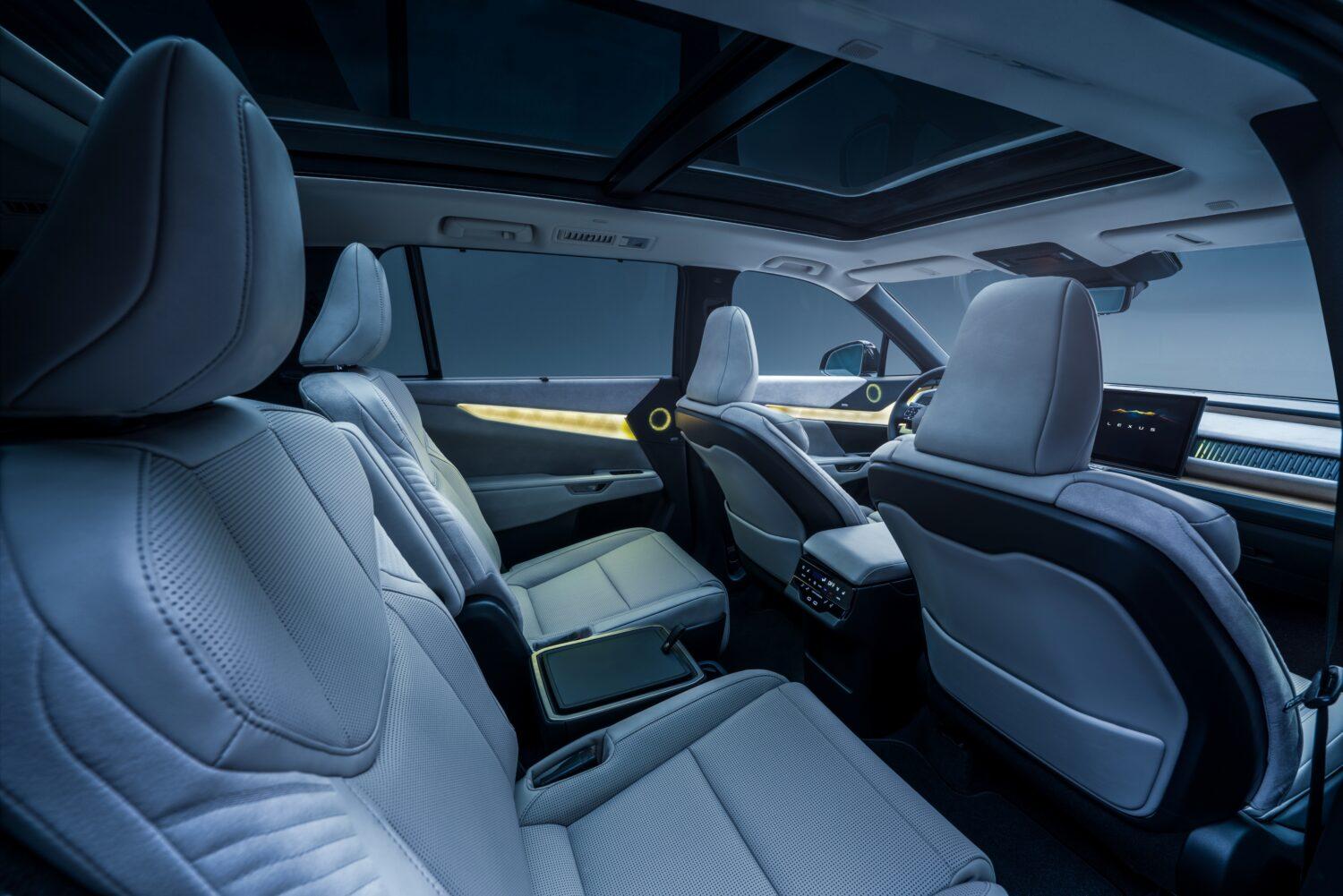 Interior design of the 2027 Lexus TZ