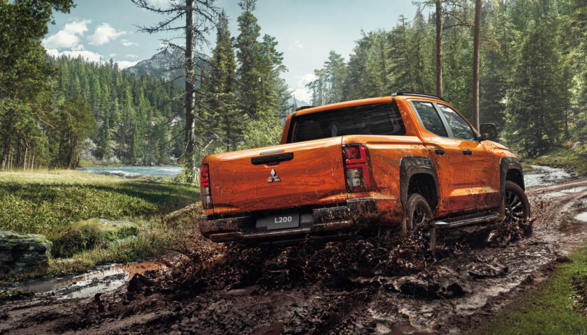 Rear end of the new 2026 L200