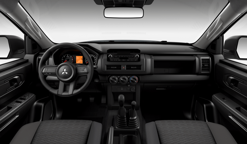 Interior design of the new 2026 Mitsubishi L200