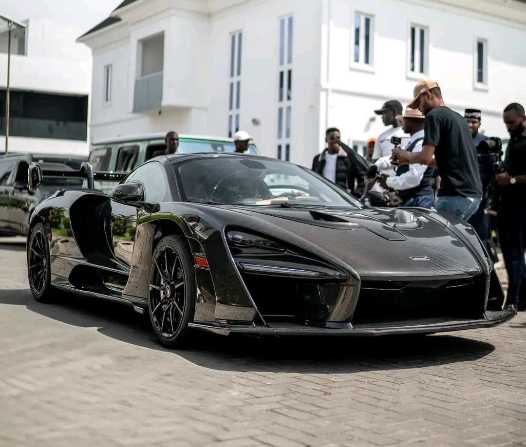 Burna Boy's McLaren Senna