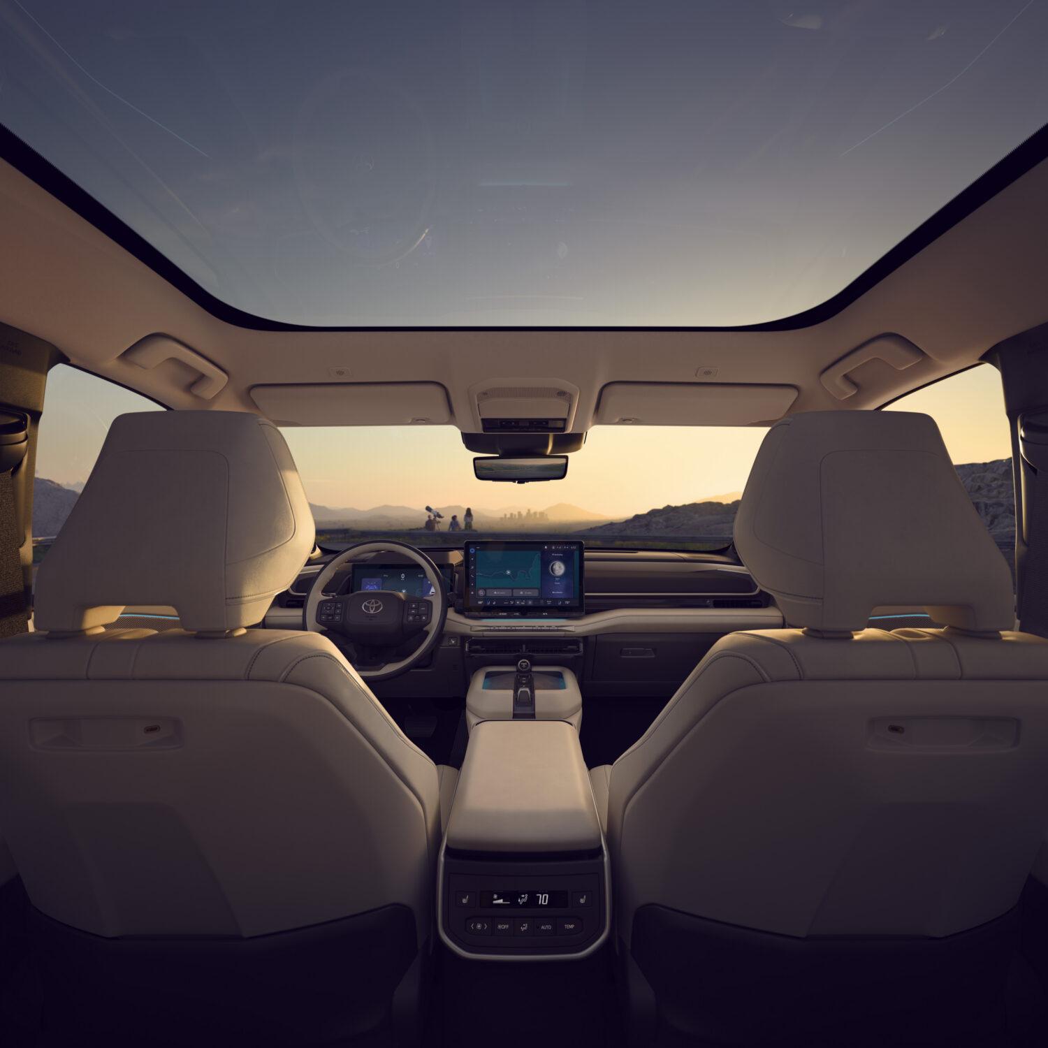 Interior design of the 2027 Toyota Highlander