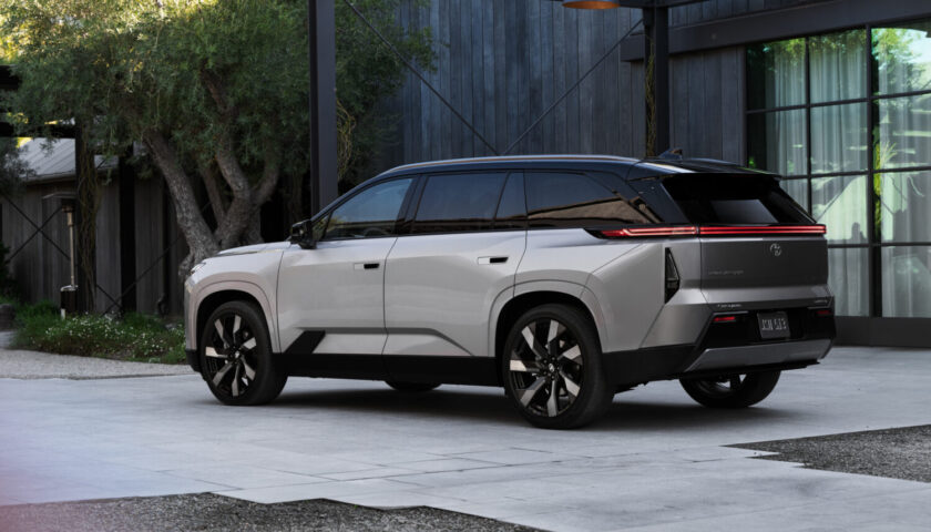 The rear design of the 2027 Toyota Highlander