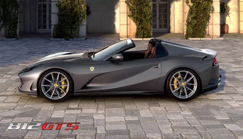 Burna Boy's Ferrari 812