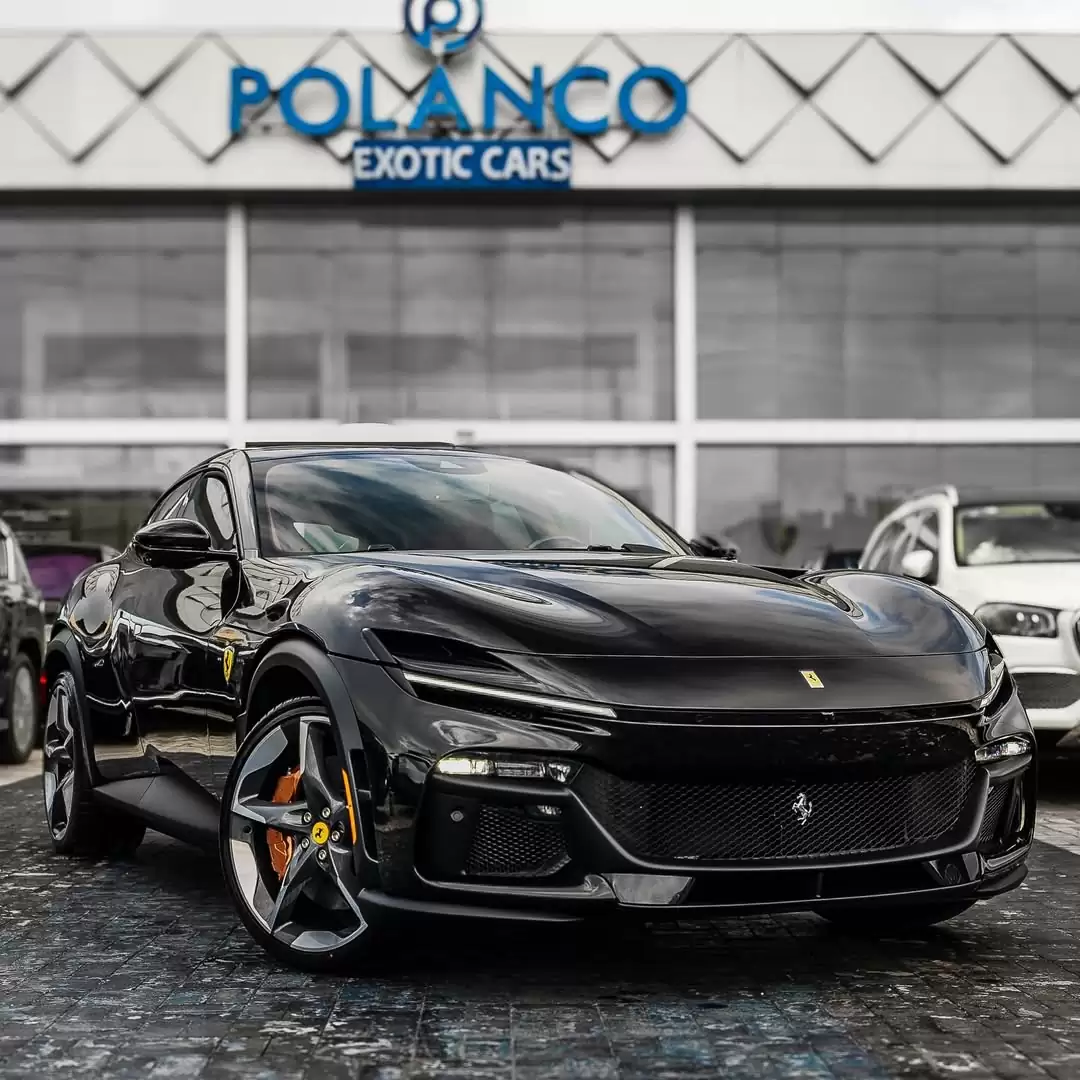 Burna Boy's Ferrari Purosangue