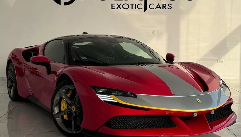 Wizkid's Ferrari SF90