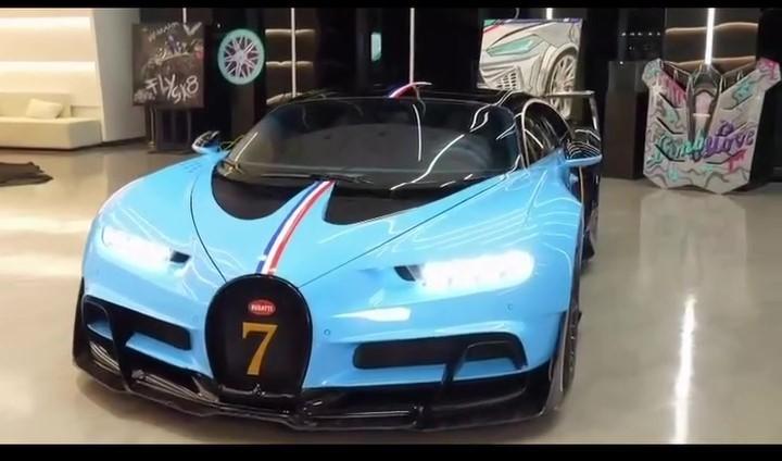 Price of Burnaboy’s 1 of 1 custom Bugatti Chiron with a widebody kit in Nigeria