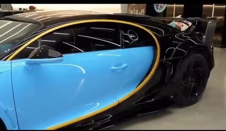 Burna Boy’s 1 of 1 custom Bugatti Chiron with a widebody kit