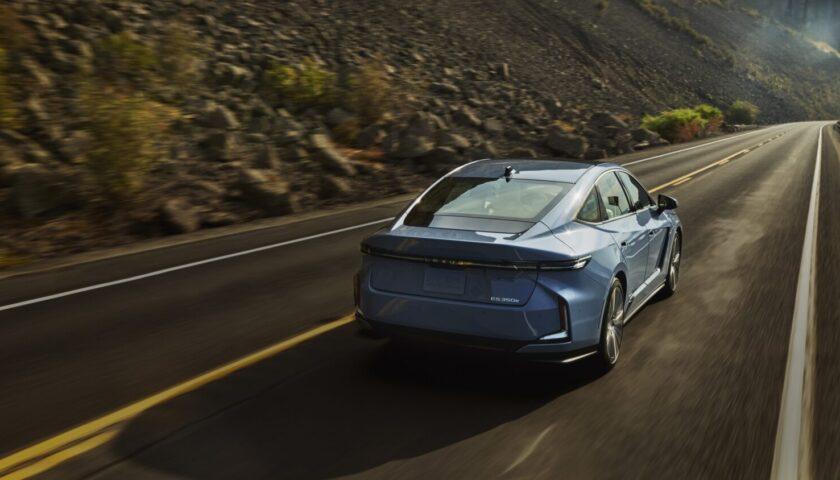 Exterior design of the 2027 Lexus ES