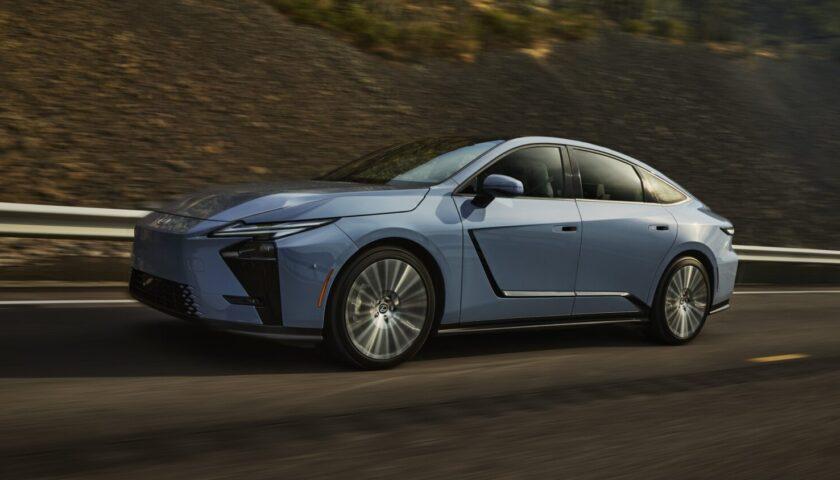 Exterior design of the 2027 Lexus ES