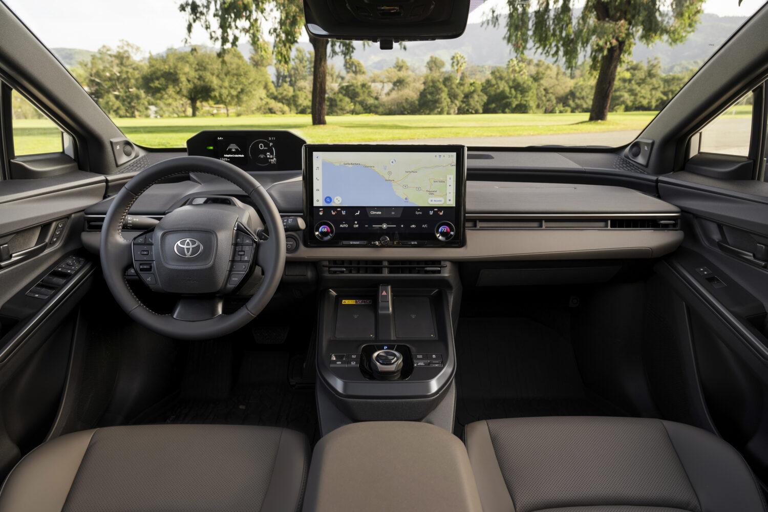 Interior design of the 2027 Toyota bZ 