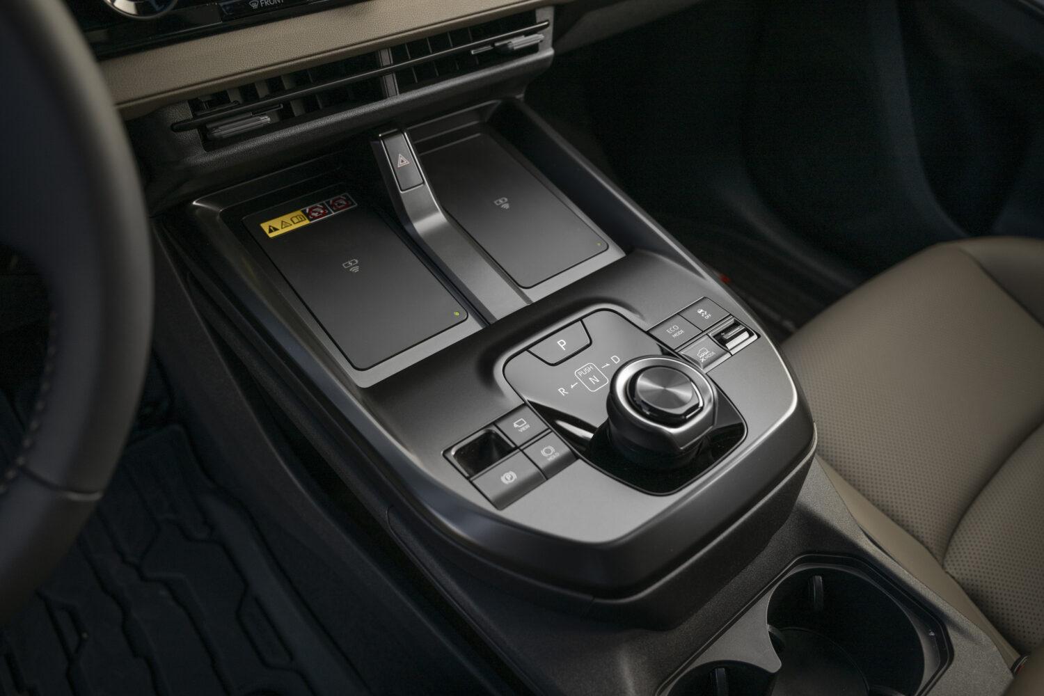 Wireless charging pads on the 2027 Toyota bZ