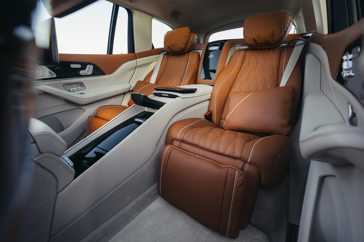 Rear seat design on the 2027 GLS 680