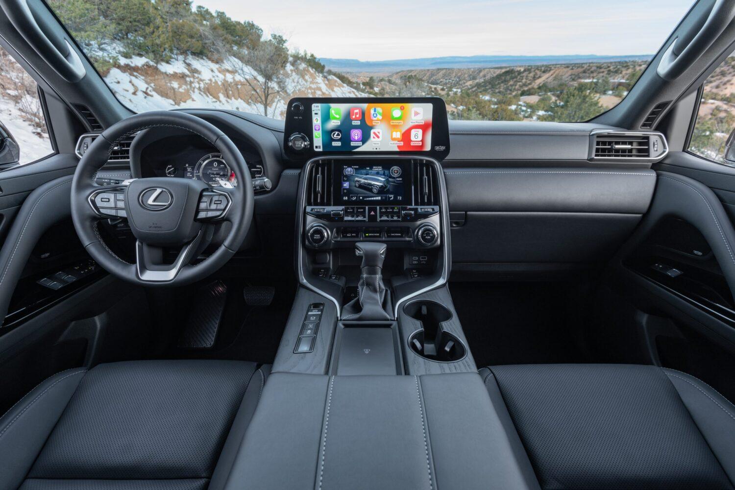 Technologies and convenience features on the 2027 Lexus LX