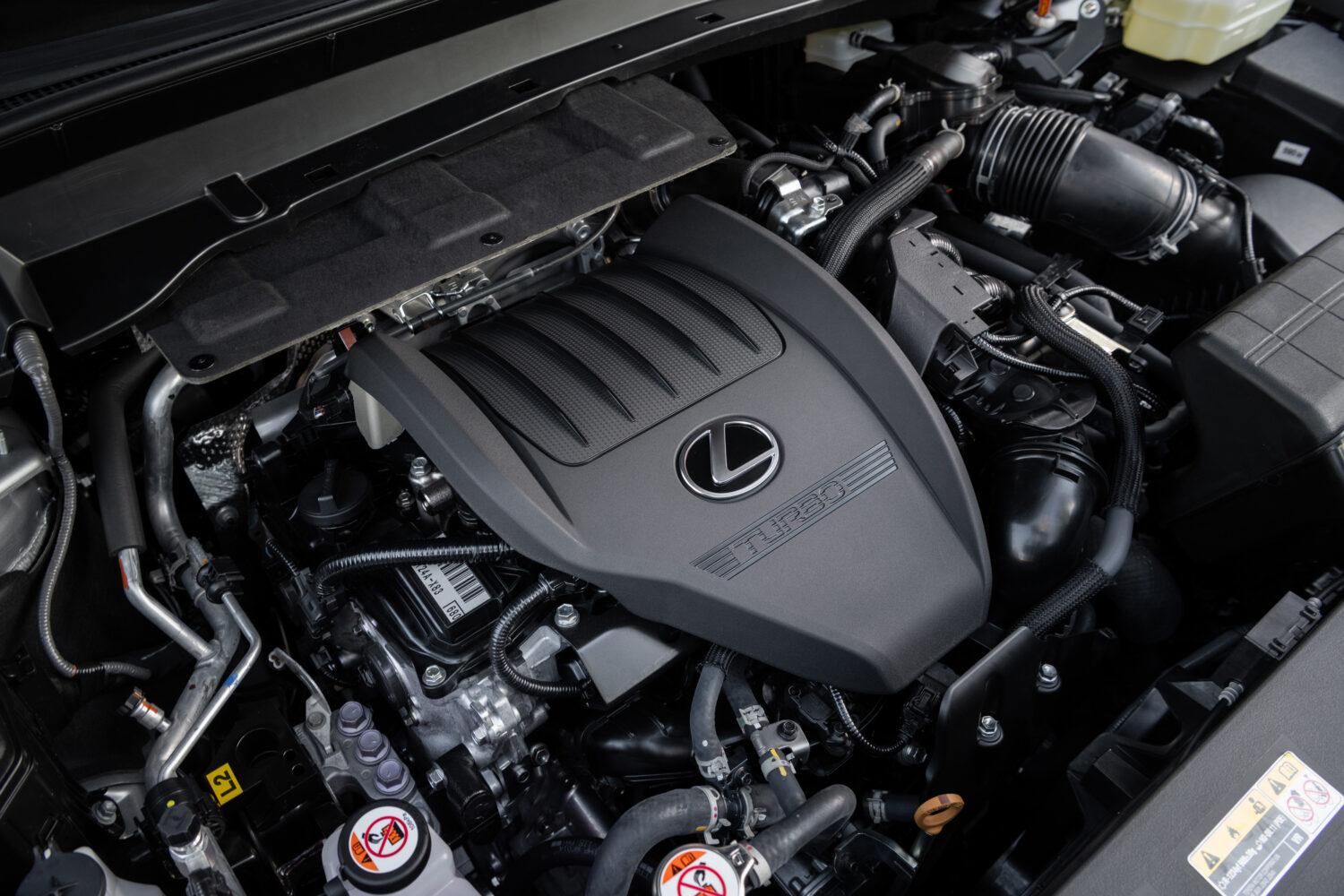 2.4-liter turbocharged engine on the 2027 Lexus TX 500h