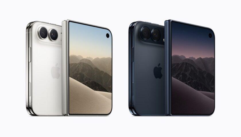 Available exterior design of the iPhone Duo